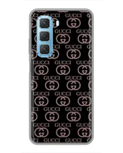 Чохол для Infinix Hot 50 5G з картинкою «Класична монограма Gucci»