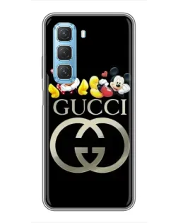Чохол для Infinix Hot 50 5G з картинкою «Gucci — герої Disney»