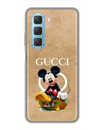 Чохол для Infinix Hot 50 5G з картинкою «Міккі Маус Gucci — крафт» Чохол для Infinix Hot 50 5G з картинкою «Міккі Маус Gucci — крафт»