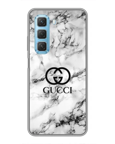Чохол для Infinix Hot 50 5G з картинкою «Gucci — мармуровий шик» Чохол для Infinix Hot 50 5G з картинкою «Gucci — мармуровий шик»