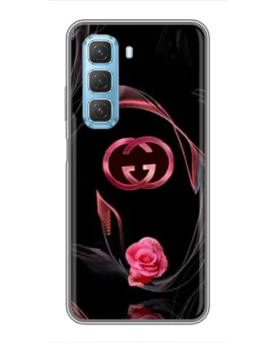 Чохол для Infinix Hot 50 5G з картинкою «Gucci — неонова троянда» Чохол для Infinix Hot 50 5G з картинкою «Gucci — неонова троянда»