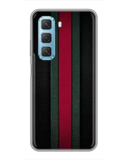 Чохол для Infinix Hot 50 5G з картинкою «Gucci — неонова лінія»