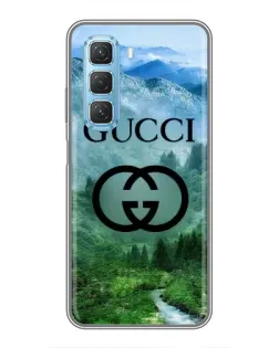 Чохол для Infinix Hot 50 5G з картинкою «Gucci — гірський пейзаж»