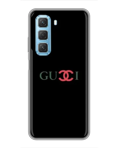 Чохол для Infinix Hot 50 5G з картинкою «Gucci — червоний градієнт» Чохол для Infinix Hot 50 5G з картинкою «Gucci — червоний градієнт»