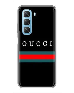 Чохол для Infinix Hot 50 5G з картинкою «Gucci — червоний пояс»