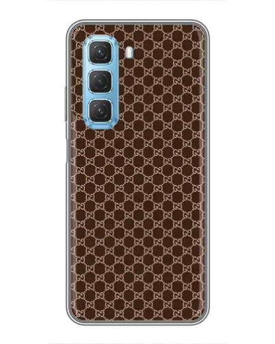 Чехол для Infinix Hot 50 5G с картинкой «Gucci — шоколадная сетка» Чехол для Infinix Hot 50 5G с картинкой «Gucci — шоколадная сетка»