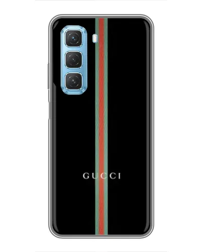 Чехол для Infinix Hot 50 5G с картинкой «Gucci — строгая линия» Чехол для Infinix Hot 50 5G с картинкой «Gucci — строгая линия»