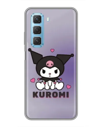 Чехол для Infinix Hot 50 5G с картинкой «Kuromi — фиолетовый арт» Чехол для Infinix Hot 50 5G с картинкой «Kuromi — фиолетовый арт»