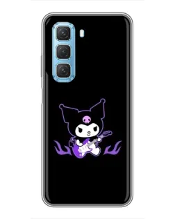Чехол для Infinix Hot 50 5G с картинкой «Электрическая Kuromi»