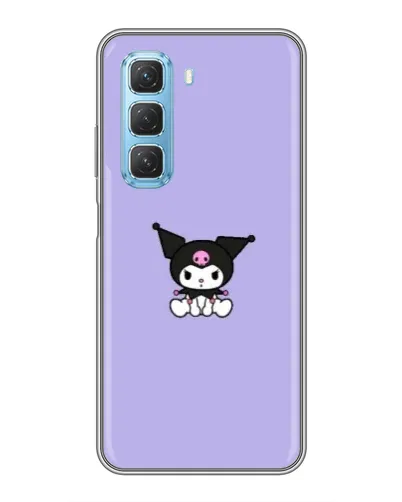 Чехол для Infinix Hot 50 5G с картинкой «Kuromi — фиолетовый минимализм» Чехол для Infinix Hot 50 5G с картинкой «Kuromi — фиолетовый минимализм»
