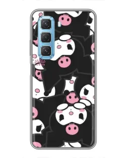 Чехол для Infinix Hot 50 5G с картинкой «Паттерн голов Куроми»
