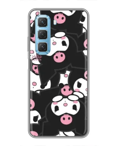 Чехол для Infinix Hot 50 5G с картинкой «Паттерн голов Куроми» Чехол для Infinix Hot 50 5G с картинкой «Паттерн голов Куроми»