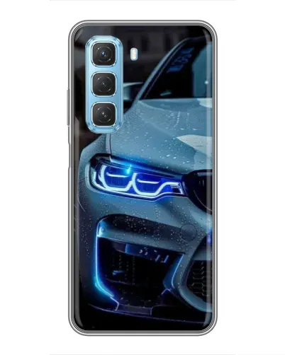Чохол для Infinix Hot 50 5G з картинкою «Погляд BMW з синіми фарами» Чохол для Infinix Hot 50 5G з картинкою «Погляд BMW з синіми фарами»