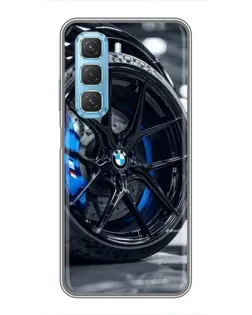 Чохол для Infinix Hot 50 5G з картинкою «Колесо BMW зблизька»