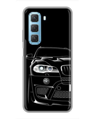 Чохол для Infinix Hot 50 5G з картинкою «Темний силует BMW» Чохол для Infinix Hot 50 5G з картинкою «Темний силует BMW»