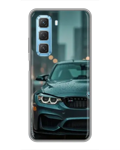 Чохол для Infinix Hot 50 5G з картинкою «BMW у вогнях міста» Чохол для Infinix Hot 50 5G з картинкою «BMW у вогнях міста»