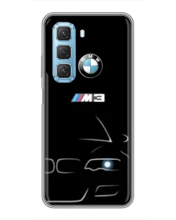 Чохол для Infinix Hot 50 5G з картинкою «Мінімалістичний принт BMW M3»