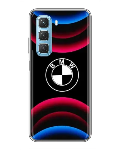 Чохол для Infinix Hot 50 5G з картинкою «Логотип BMW та неонові дуги» Чохол для Infinix Hot 50 5G з картинкою «Логотип BMW та неонові дуги»