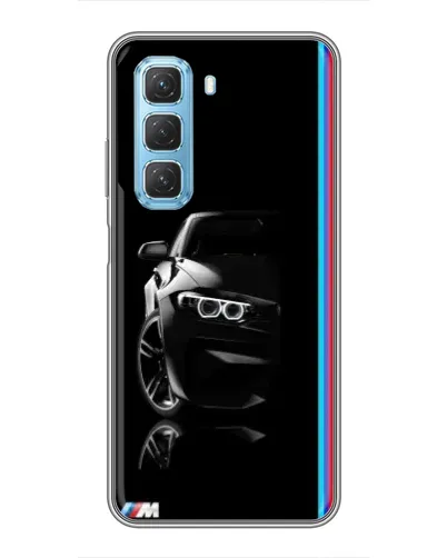 Чохол для Infinix Hot 50 5G з картинкою «Силует BMW в темряві» Чохол для Infinix Hot 50 5G з картинкою «Силует BMW в темряві»