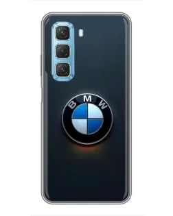 Чохол для Infinix Hot 50 5G з картинкою «Логотип BMW — мінімалізм»