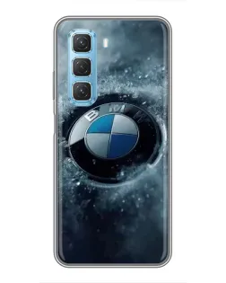 Чехол для Infinix Hot 50 5G с картинкой «Логотип BMW — лед» Чехол для Infinix Hot 50 5G с картинкой «Логотип BMW — лед»