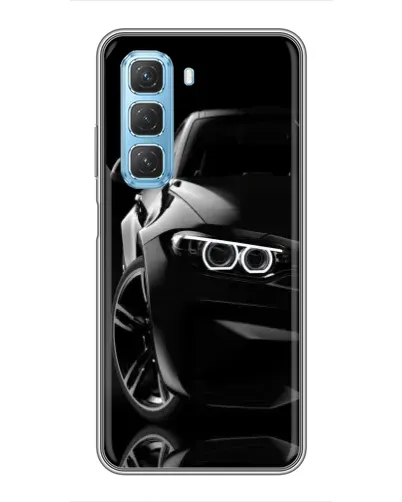 Чехол для Infinix Hot 50 5G с картинкой «Черная BMW — профиль» Чехол для Infinix Hot 50 5G с картинкой «Черная BMW — профиль»
