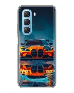 Чехол для Infinix Hot 50 5G с картинкой «BMW — золотая эмблема» Чехол для Infinix Hot 50 5G с картинкой «BMW — золотая эмблема»