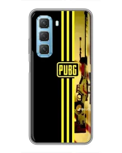 Чохол для Infinix Hot 50 5G з картинкою «PUBG — камуфляжний шолом»