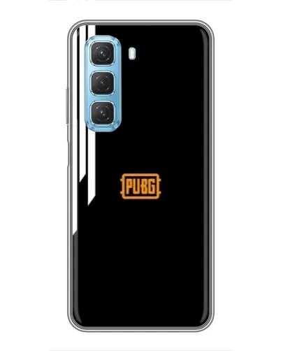 Чехол для Infinix Hot 50 5G с картинкой «PUBG — вертикальные линии»