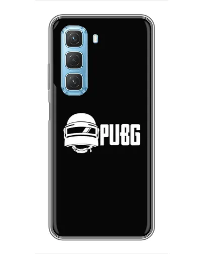 Чехол для Infinix Hot 50 5G с картинкой «PUBG — классический лого»