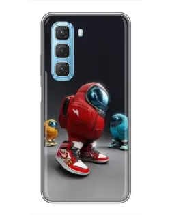 Чохол для Infinix Hot 50 5G з картинкою «Among Us — 3D стиль»