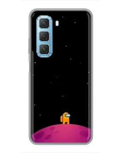 Чохол для Infinix Hot 50 5G з картинкою «Самотній герой на планеті»