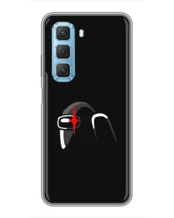 Чохол для Infinix Hot 50 5G з картинкою «Among Us шолом»