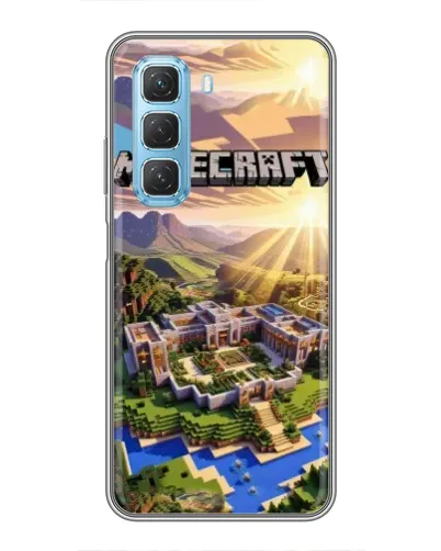 Чехол для Infinix Hot 50 5G с картинкой «Minecraft панорама» Чехол для Infinix Hot 50 5G с картинкой «Minecraft панорама»