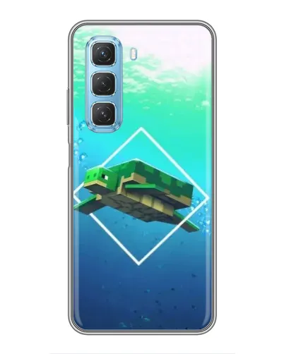 Чехол для Infinix Hot 50 5G с картинкой «Черепаха Minecraft» Чехол для Infinix Hot 50 5G с картинкой «Черепаха Minecraft»