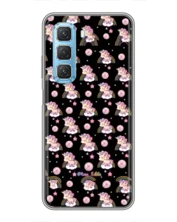 Чехол для Infinix Hot 50 5G с картинкой «Magic Unicorn паттерн»