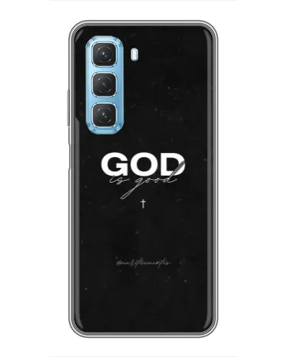 Чехол для Infinix Hot 50 5G с картинкой «GOD — Бог над всем»
