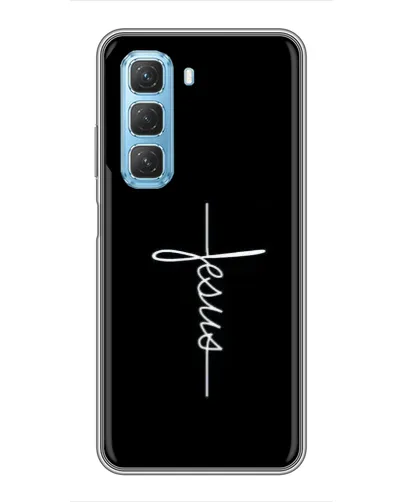 Чехол для Infinix Hot 50 5G с картинкой «Тонкая линия веры»