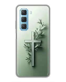 Чехол для Infinix Hot 50 5G с картинкой «Оливковая ветвь» Чехол для Infinix Hot 50 5G с картинкой «Оливковая ветвь»