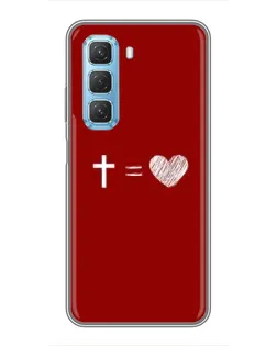Чехол для Infinix Hot 50 5G с картинкой «Уравнение любви» Чехол для Infinix Hot 50 5G с картинкой «Уравнение любви»