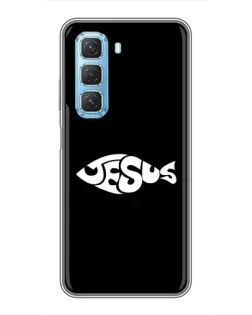 Чехол для Infinix Hot 50 5G с картинкой «Рыба Jesus» Чехол для Infinix Hot 50 5G с картинкой «Рыба Jesus»