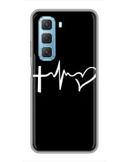 Чехол для Infinix Hot 50 5G с картинкой «Пульс веры» Чехол для Infinix Hot 50 5G с картинкой «Пульс веры»