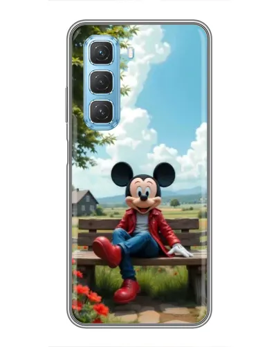 Чохол для Infinix Hot 50 5G з картинкою «Міккі на лавці» Чохол для Infinix Hot 50 5G з картинкою «Міккі на лавці»