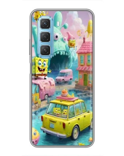 Чехол для Infinix Hot 50 5G с картинкой «Монстр-трак приключения»