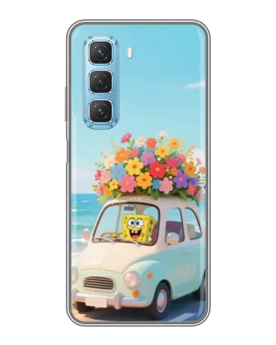Чехол для Infinix Hot 50 5G с картинкой «Автомобильное путешествие»