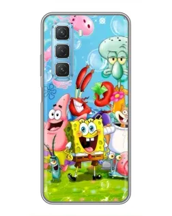 Чохол для Infinix Hot 50 5G з картинкою «Губка Боб та друзі» Чохол для Infinix Hot 50 5G з картинкою «Губка Боб та друзі»