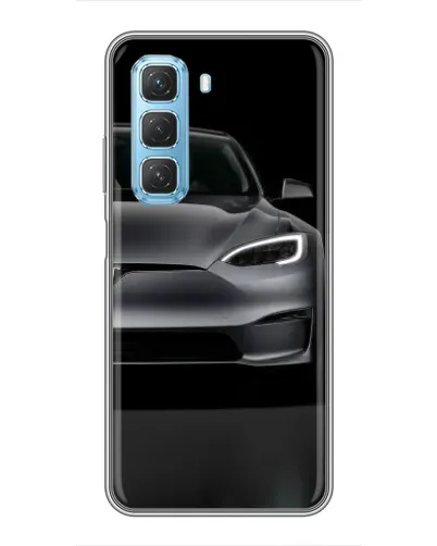 Чехол для Infinix Hot 50 5G с картинкой «Tesla Model S Look»