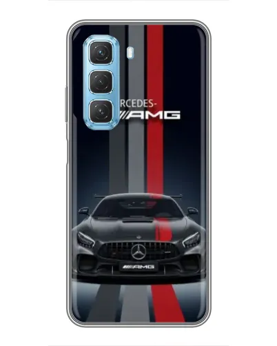 Чохол для Infinix Hot 50 5G з картинкою «Mercedes — білий карбон» Чохол для Infinix Hot 50 5G з картинкою «Mercedes — білий карбон»