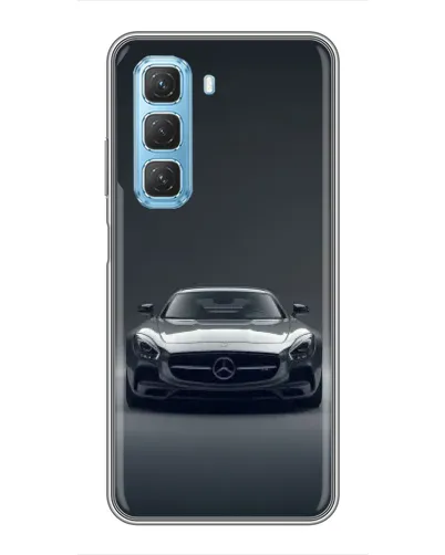 Чохол для Infinix Hot 50 5G з картинкою «Mercedes на чорному» Чохол для Infinix Hot 50 5G з картинкою «Mercedes на чорному»