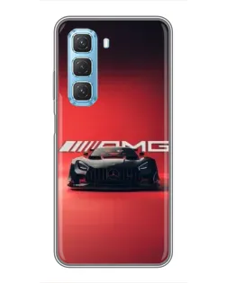 Чохол для Infinix Hot 50 5G з картинкою «Mercedes AMG — червона лінія»